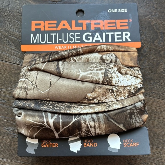 Realtree Edge Gaiter Multi-use,headband,neck scarf, unisex,camo OS - Picture 1 of 3